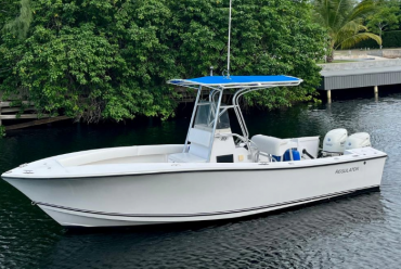 2001 Regulator 23 with twin 140 HP Suzuki Engines.