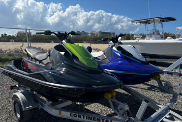 For Sale: 2023 Yamaha JetBlaster + 2024 Yamaha JetBlaster (60 Hours) + Continental Double Trailer